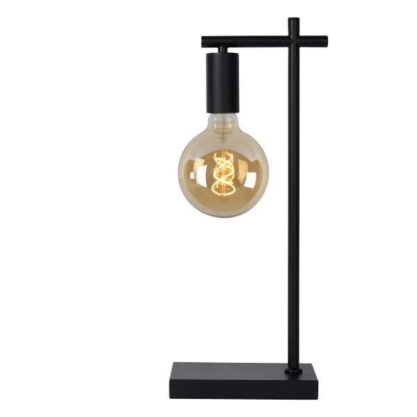 Lucide LEANNE - Table lamp - 1xE27 - Black - detail 2